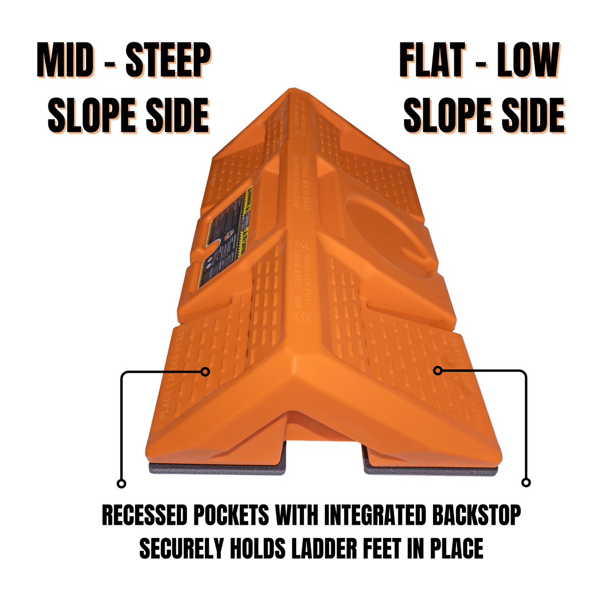 STAYBULL MULTI-BASE™ LADDER & ROOF STABILIZER